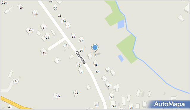 Opatów, Czernika Stanisława, 8, mapa Opatów