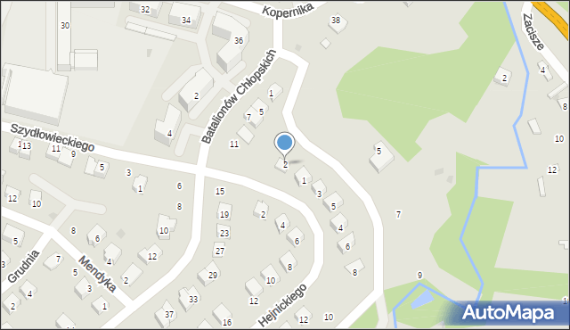 Opatów, Czerwińskiego Jerzego, hm., 2, mapa Opatów