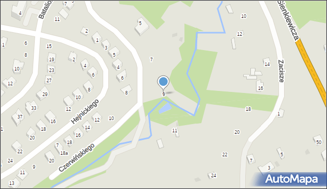 Opatów, Czerwińskiego Jerzego, hm., 9, mapa Opatów