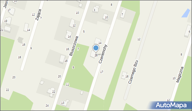 Osowiec, Czeremchy, 16, mapa Osowiec