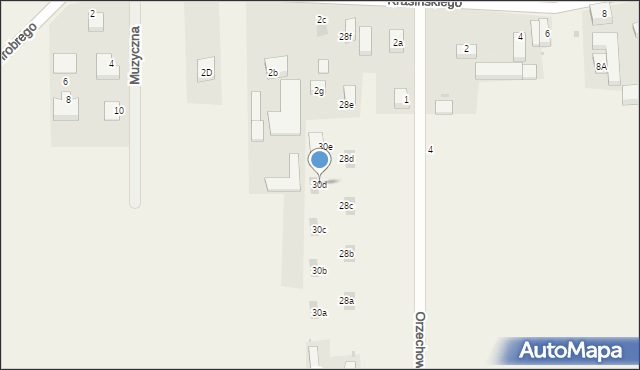 Ozorzyce, Czereśniowa, 30d, mapa Ozorzyce