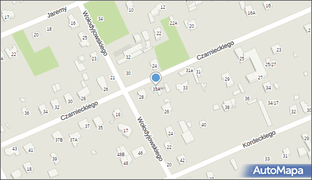Piaseczno, Czarnieckiego Stefana, hetm., 33A, mapa Piaseczno