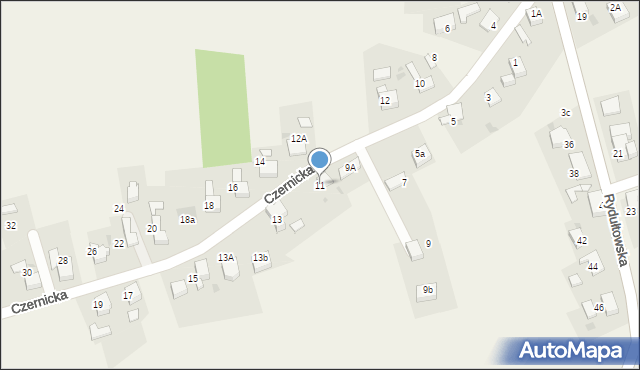 Piece, Czernicka, 11, mapa Piece