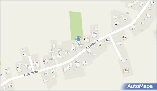 Piece, Czernicka, 16, mapa Piece