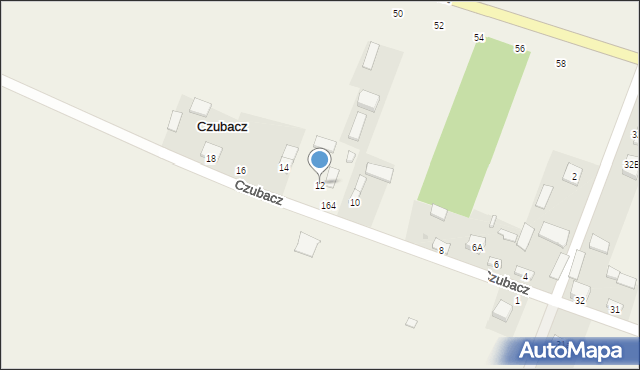 Piotrowiec, Czubacz, 12, mapa Piotrowiec