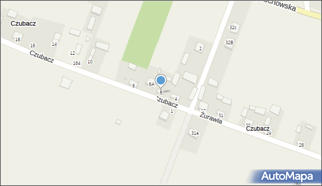 Piotrowiec, Czubacz, 6, mapa Piotrowiec