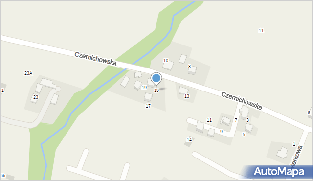 Pisarzowice, Czernichowska, 15, mapa Pisarzowice