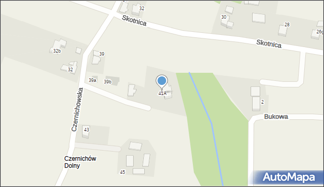 Pisarzowice, Czernichowska, 41A, mapa Pisarzowice