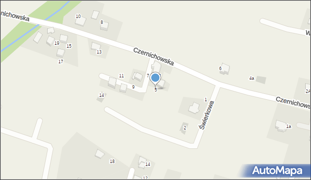 Pisarzowice, Czernichowska, 5, mapa Pisarzowice