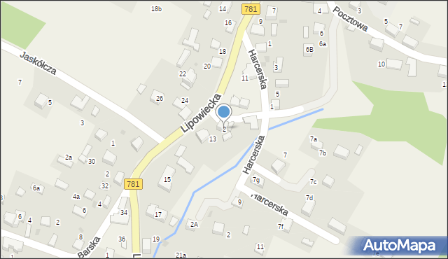 Płaza, Czwartaków, 2, mapa Płaza