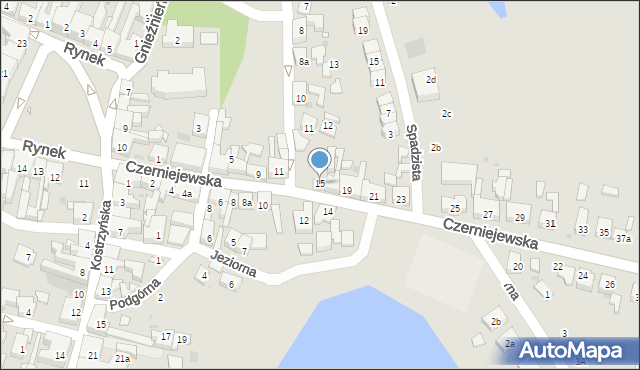 Pobiedziska, Czerniejewska, 15, mapa Pobiedziska