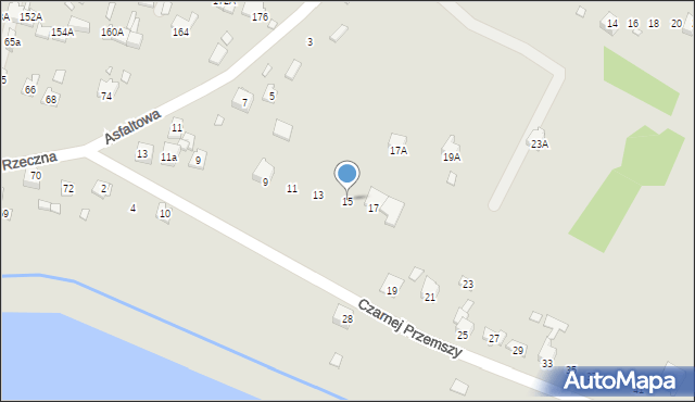 Poręba, Czarnej Przemszy, 15, mapa Poręba