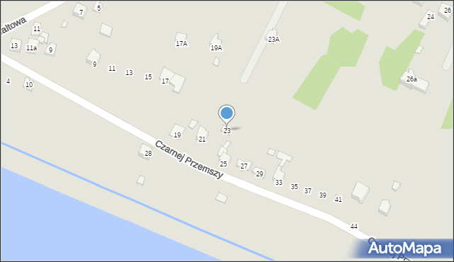 Poręba, Czarnej Przemszy, 23, mapa Poręba