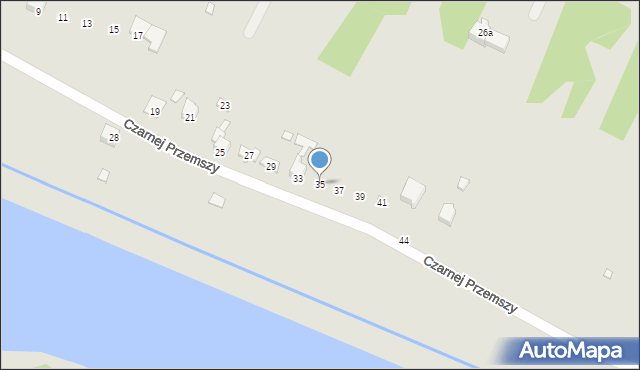 Poręba, Czarnej Przemszy, 35, mapa Poręba