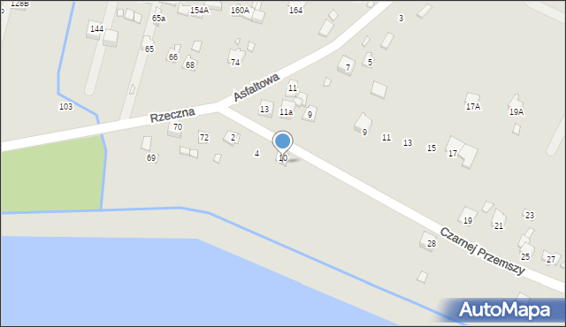 Poręba, Czarnej Przemszy, 8, mapa Poręba