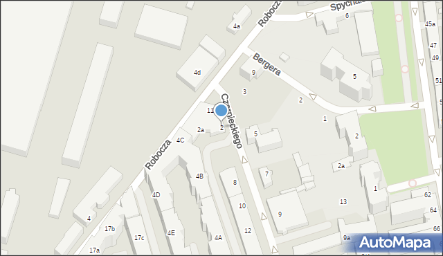 Poznań, Czarnieckiego Stefana, hetm., 2, mapa Poznania