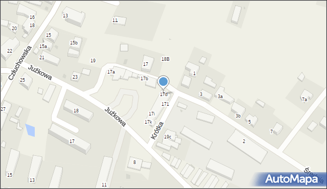 Przechlewo, Człuchowska, 17d, mapa Przechlewo