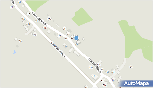 Przeworsk, Czarnieckiego Stefana, hetm., 31, mapa Przeworsk