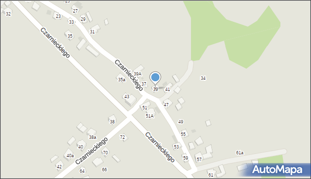 Przeworsk, Czarnieckiego Stefana, hetm., 39, mapa Przeworsk