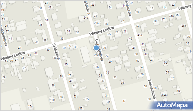 Przeźmierowo, Czereśniowa, 26a, mapa Przeźmierowo