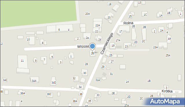 Puszczykowo, Czarnieckiego Stefana, hetm., 26, mapa Puszczykowo