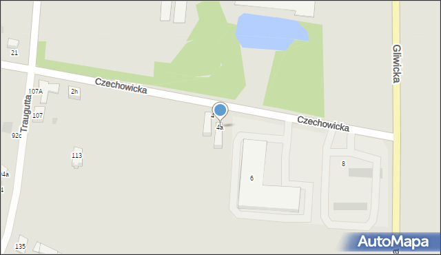 Pyskowice, Czechowicka, 4a, mapa Pyskowice