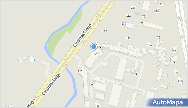 Radom, Czarnieckiego Stefana, hetm., 122, mapa Radomia