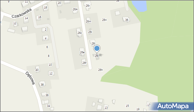 Radostowice, Czarkowska, 26j, mapa Radostowice