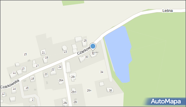 Radostowice, Czarkowska, 32, mapa Radostowice