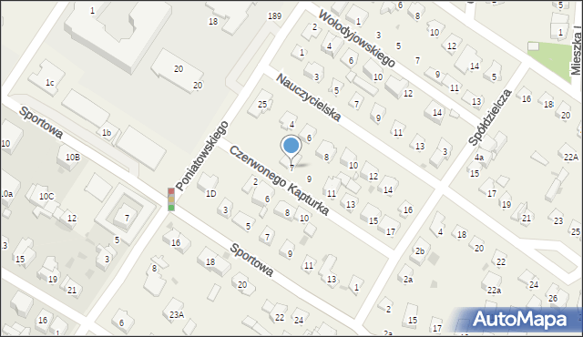 Raszyn, Czerwonego Kapturka, 7, mapa Raszyn