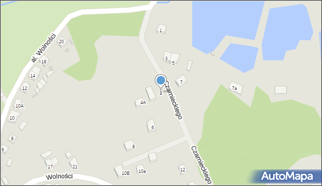 Recz, Czarnieckiego Stefana, hetm., 4, mapa Recz