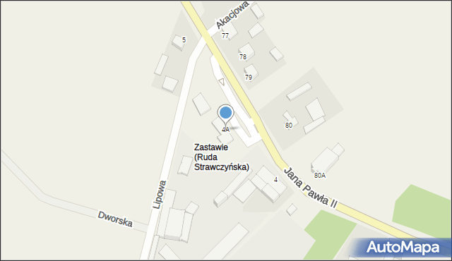 Ruda Strawczyńska, Częstochowska, 15, mapa Ruda Strawczyńska