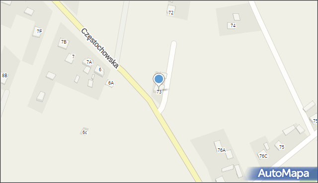 Ruda Strawczyńska, Częstochowska, 28, mapa Ruda Strawczyńska