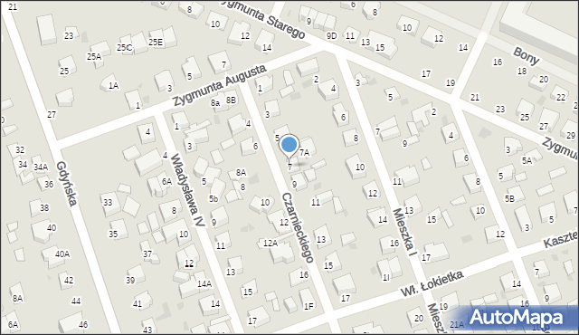 Rumia, Czarnieckiego Stefana, hetm., 7, mapa Rumia