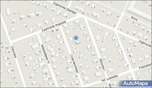 Rumia, Czarnieckiego Stefana, hetm., 7A, mapa Rumia