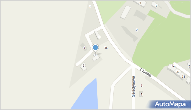 Ruszowice, Czekoladowa, 3, mapa Ruszowice