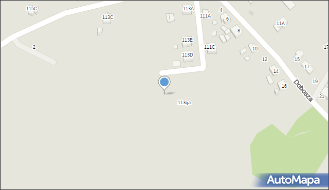 Rybnik, Czecha Bronisława, 113fc, mapa Rybnika