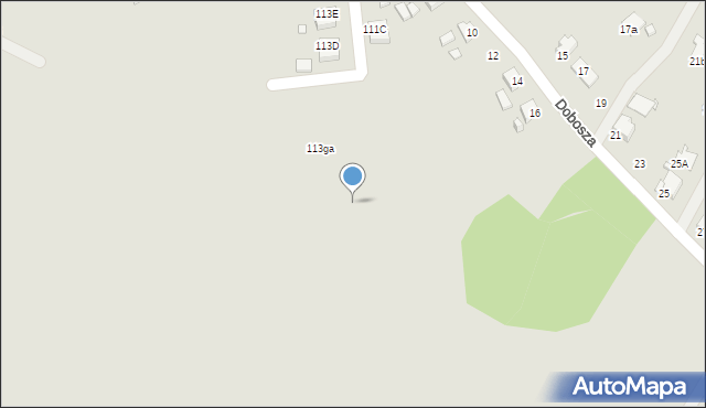 Rybnik, Czecha Bronisława, 113h, mapa Rybnika