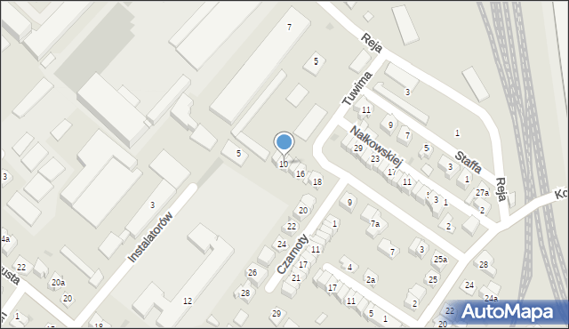 Rzeszów, Czarnoty Marka, 10, mapa Rzeszów