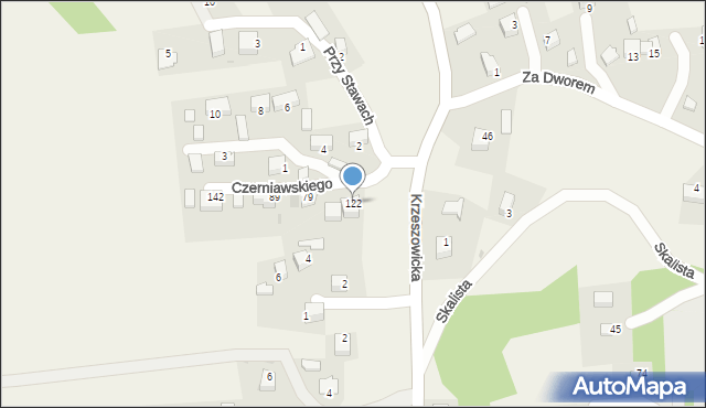 Sanka, Czerniawskiego, ks., 1, mapa Sanka