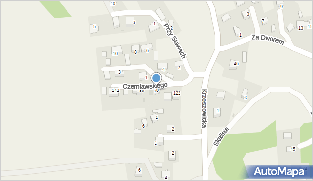 Sanka, Czerniawskiego, ks., 3, mapa Sanka