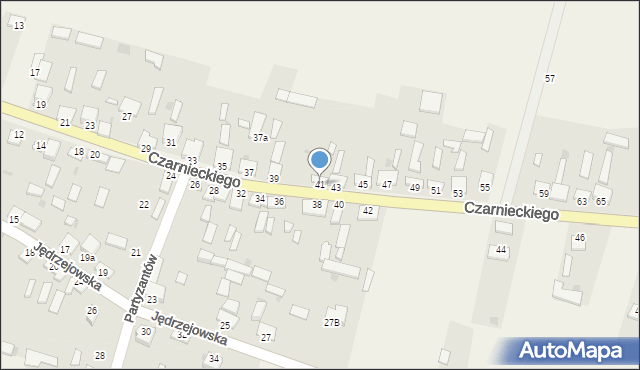 Secemin, Czarnieckiego Stefana, hetm., 41, mapa Secemin