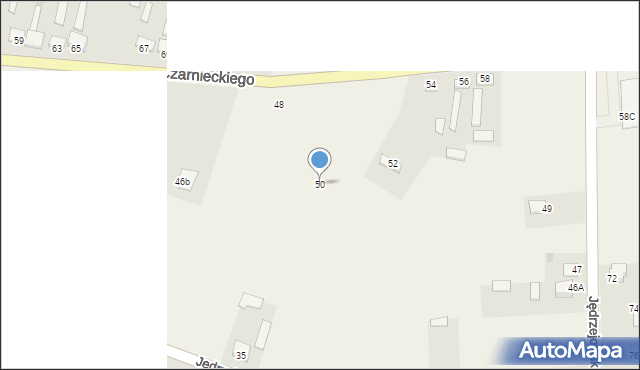 Secemin, Czarnieckiego Stefana, hetm., 50, mapa Secemin
