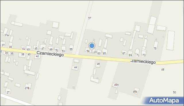 Secemin, Czarnieckiego Stefana, hetm., 61, mapa Secemin