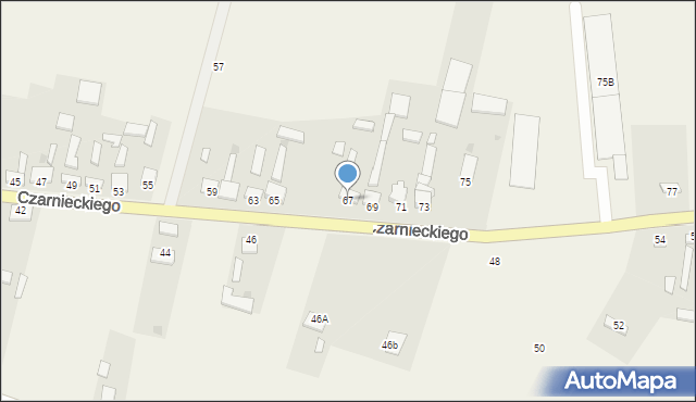 Secemin, Czarnieckiego Stefana, hetm., 67, mapa Secemin