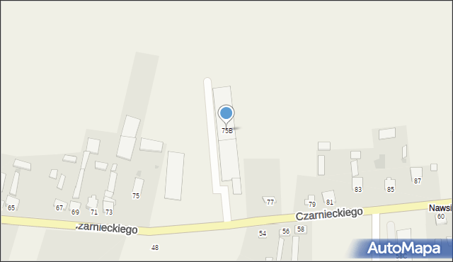 Secemin, Czarnieckiego Stefana, hetm., 75B, mapa Secemin