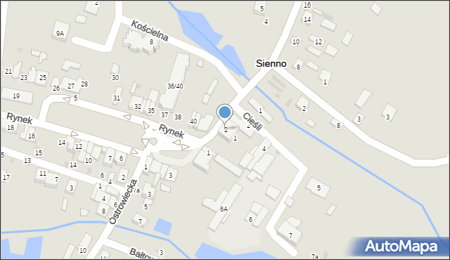 Sienno, Czachowskiego Dionizego, płk., 2, mapa Sienno