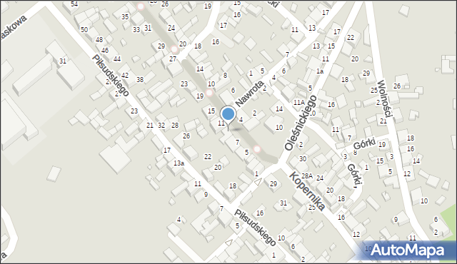 Siewierz, Częstochowska, 9, mapa Siewierz