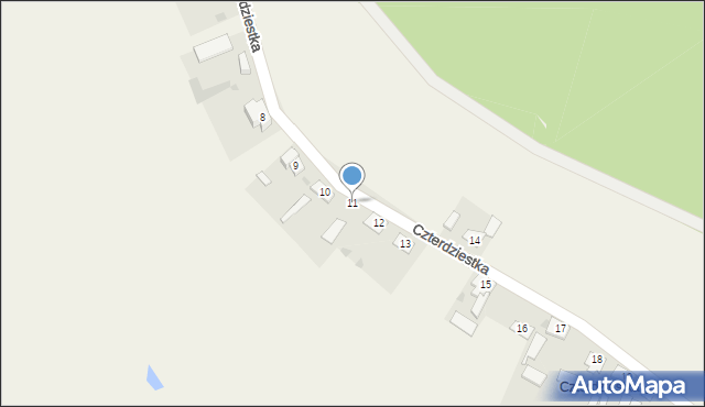 Sipiory, Czterdziestka, 11, mapa Sipiory