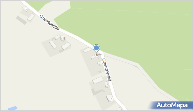 Sipiory, Czterdziestka, 6, mapa Sipiory